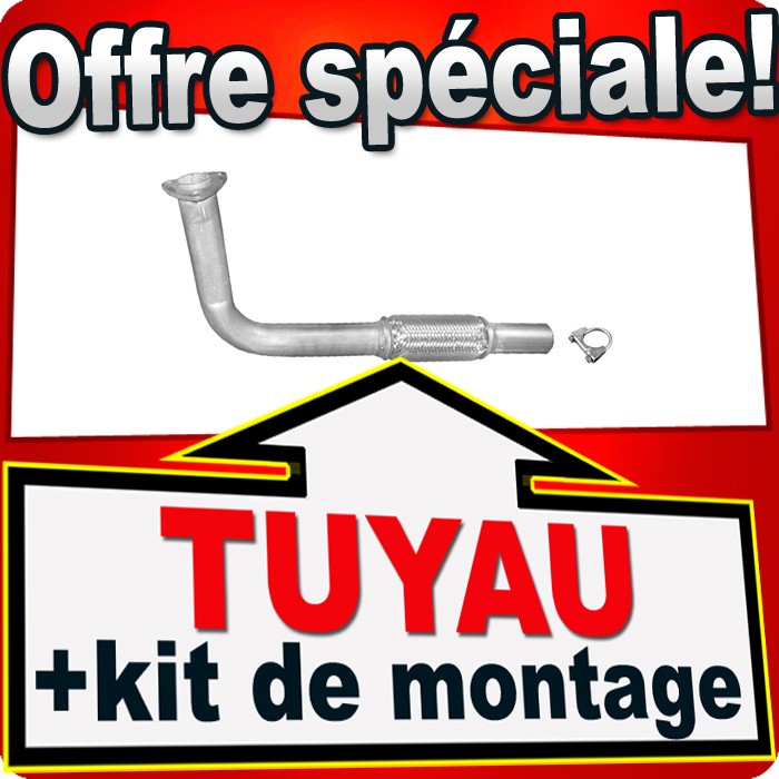 Tuyau avant d'échappement pour Nissan Cabstar E et Trade 3.0 D de 1996 à 2006