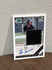 Eloy Jimenez 2019 Donruss Rated Prospect Material Signatures Rookie Auto RC