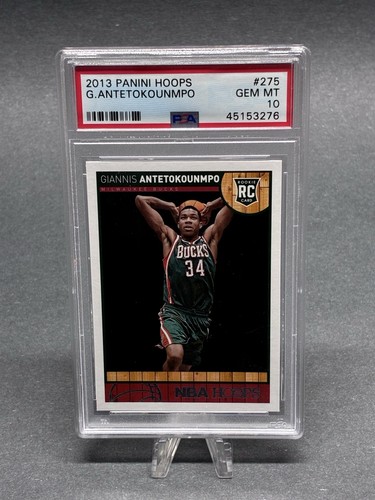 2013-14 Panini Hoops Giannis Antetokounmpo RC Rookie #275 Bucks PSA 10 GEM MINT