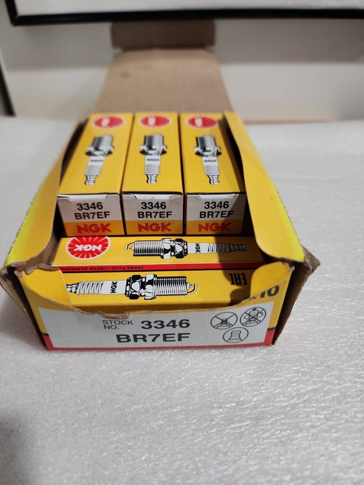 97-10 LS1 LS2 LS6 LS3 Corvette Trans Am GTO NGK Spark Plugs BR7EF w/ Nitrous