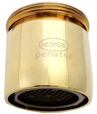 Polished Brass Flo 2.2 Gpm Faucet Aerator  Plumbers Choice Aerated