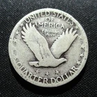 OLD SILVER 1/4 DOLLAR 1930 "STANDING LIBERTY QUARTER" USA PHILADELPHIA MINT (A)