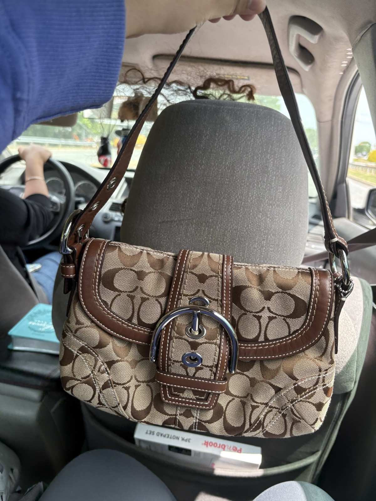 Coach 2005 Soho Bag Vintage, Signature Brown, Y2K Era image 2