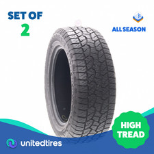 Set Of 2 Used 27555r20 Hankook Dynapro Atm 113t - 10.532 Set Of 2 Used 27555r20 Hankook Dynapro Atm 113t - 10.532