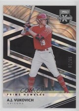 2020 Panini Elite Extra Edition Prime Numbers B 2/65 AJ Vukovich #126 11z5