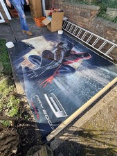 2007 SPIDERMAN 3 CINEMA BANNER Movie Advertising Vinyl Poster  3 Metres x 2.4 M