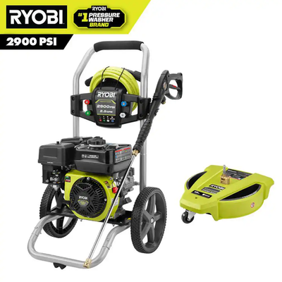 #ad 2900 PSI 2.5 GPM Cold Water Gas Pressure Washer with 212Cc Engine and 15 In. Sur $488.32