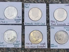 Lot of 8 Kennedy Half Dollars X2 - 40% with Proofs. Nice Tone. See Photos