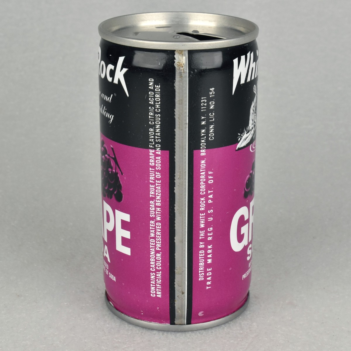 VTG 1970s White Rock Grape Soda Pop Can 12oz Steel Brooklyn NY | eBay