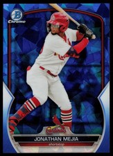 JONATHAN MEJIA 2023 BOWMAN CHROME SAPPHIRE PROSPECT ST. LOUIS CARDINALS #BCP-197