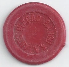 Auto Viacao Bangu S.A.-Rio de Janeiro, Brazil Transit Token  [B19]