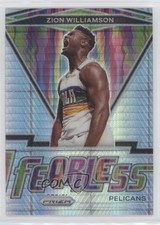 2020-21 Panini Prizm Fearless Hyper Prizm Zion Williamson #7 y8h