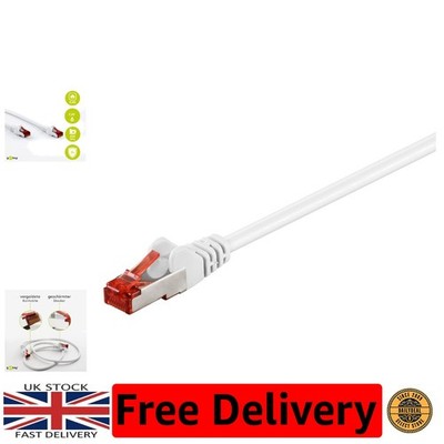 Hochleistungs-Ethernetkabel 0,5 m Cat 6 - Ideal für Modems & Router, weiß