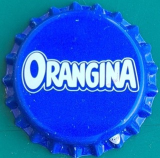 GABON ORANGINA AFRICA CHAPA KRONKORKEN TAPPO CROWN BOTTLE CAP