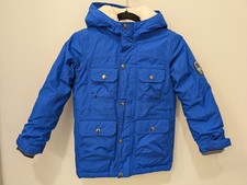 Lands' End Waterproof Snow Winter Jacket Boy's Size M Bright Blue