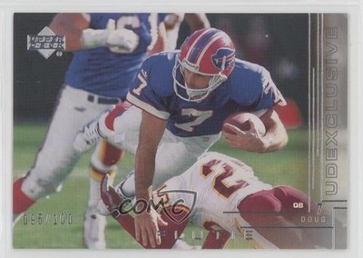 2000 Upper Deck UD Exclusives Silver 95/100 Doug Flutie #26 1nf5