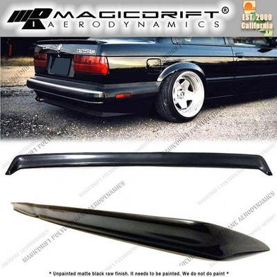 Fits1984-1992 BMW 3 Series E30 IS Style Rear Boot Trunk Spoiler Wing Urethane