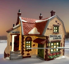 Dept 56’ Dickens Village Series “Booter And Cobbler” #5924-2 w/Light READ
