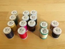 COATS & CLARK Thread Lot of 15 Miscellaneous New
