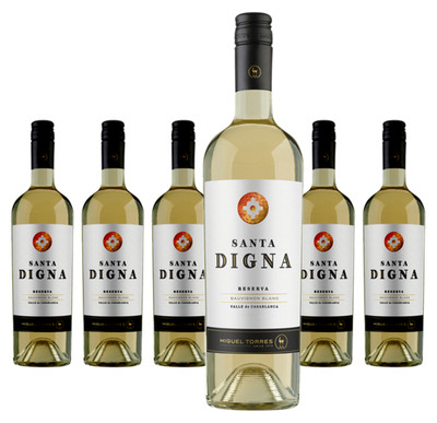 6 x Miguel Torres Chile Santa Digna Reserva Sauvignon Blanc   2025