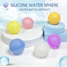 Reusable Water Balloons Refillable Quick Fill Self Sealing Summer Kid Toy