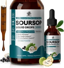 Soursop Graviola Extract Vitamin C Annona Muricata Immune Antioxidant Support