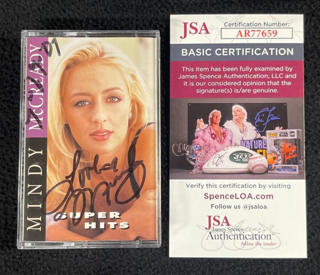 Mindy McCready Signed Super Hits Cassete Tape Insert JSA COA | eBay