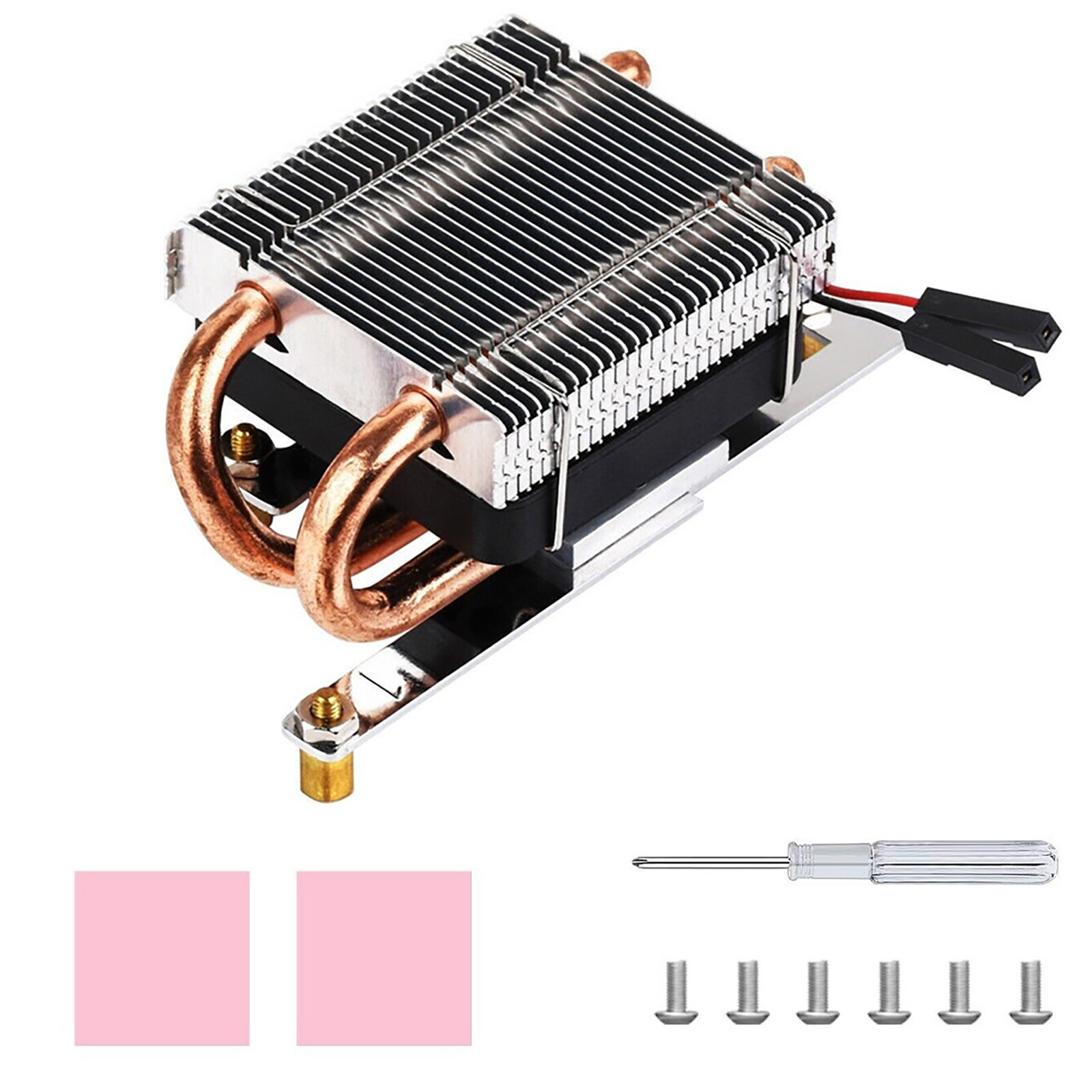 Metal CPU ICE Tower Cooling Fan U-Shaped Copper Tube Low-Profile For ...