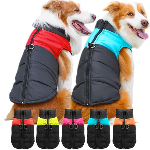 Warm Pet Dog Coats Jacket Winter Vest Puppy Coat Outdoor Clothes