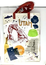 Trader Joes Utah Tote Bag 6 Gallon Capacity Reusable
