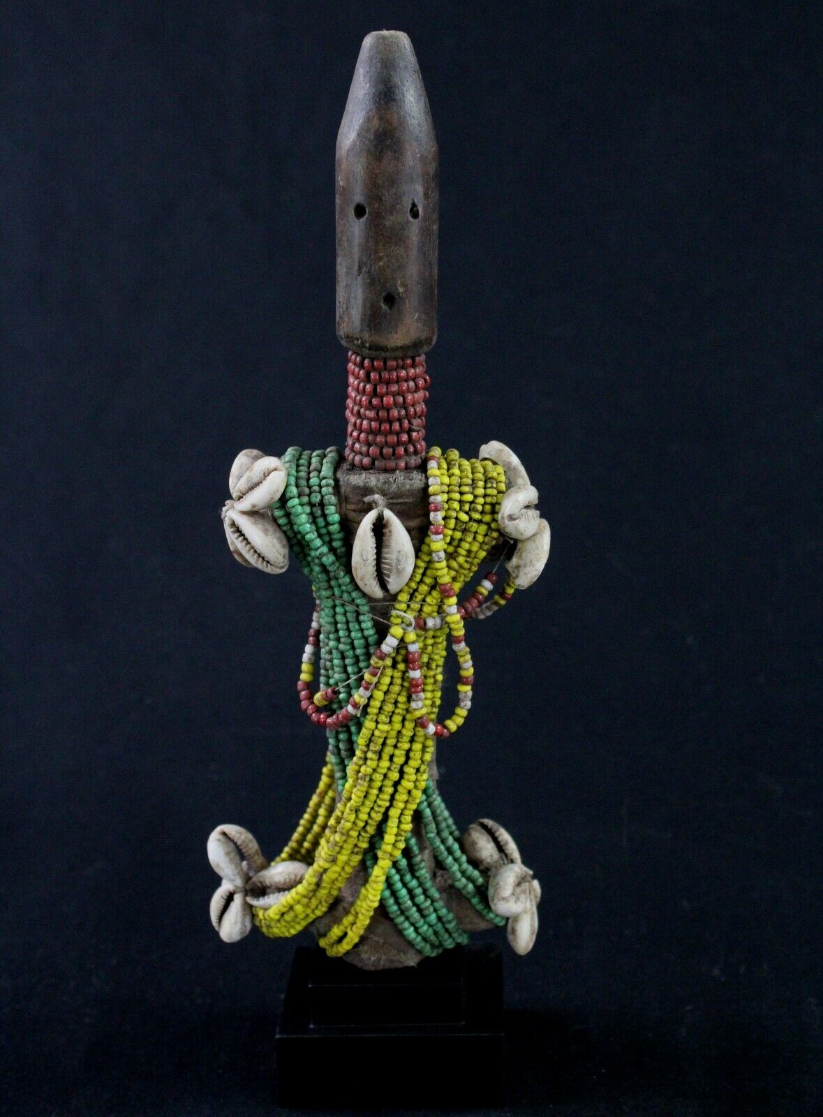 Art Africain Tribal Ethnique - Poupée Namji sur Socle - African Doll - 27 Cms Ograniczona ilość, zapewnienie jakości