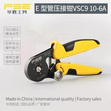VSC9 10-6 0.25-10mm2 24-7AWG Adjustable Precise Hexagon Terminal Crimping Pliers