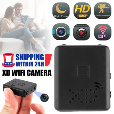 Smart Mini WiFi Camera Wireless 1080P HD Night Cam w/Battery Home Security -32GB
