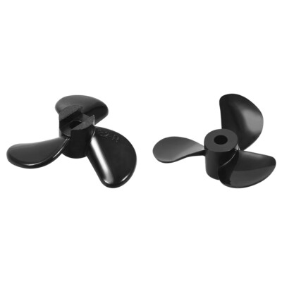 RC Boot CCW Propeller 3mm Welle 32mm 3Vane Rotating Boat Propeller 2 Stück
