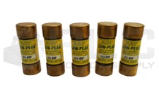 LOT OF 5 BUSSMANN LPJ-6SP LOW PEAK FUSE 6A 600VAC
