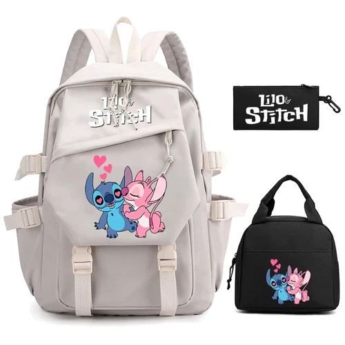 3-teiliges/Set Disney&Lilo&Stitch Rucksack Brotzeittaschen Rucksack Reiserucksack Mochila - Bild 61 von 65