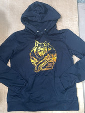 Harley Davidson MOTORCYCLE Wolf Hoodie WOMENS Size MEDIUM NWOT Y2K BIKER GRUNGE
