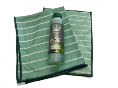 Bambus-Kristall 6er Hygieneset XL - 3 Poliertuch & 2 Wischtuch + Reiniger  1000ml | eBay.de