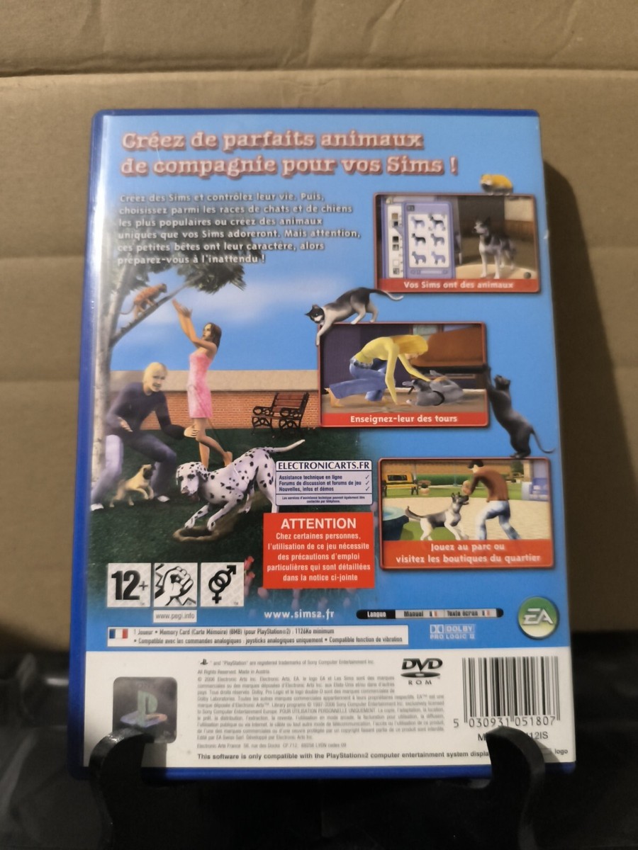 Lot 2 Jeu Les Sims 3 + Animaux et compagnie (& cie) PS3 / Jeu