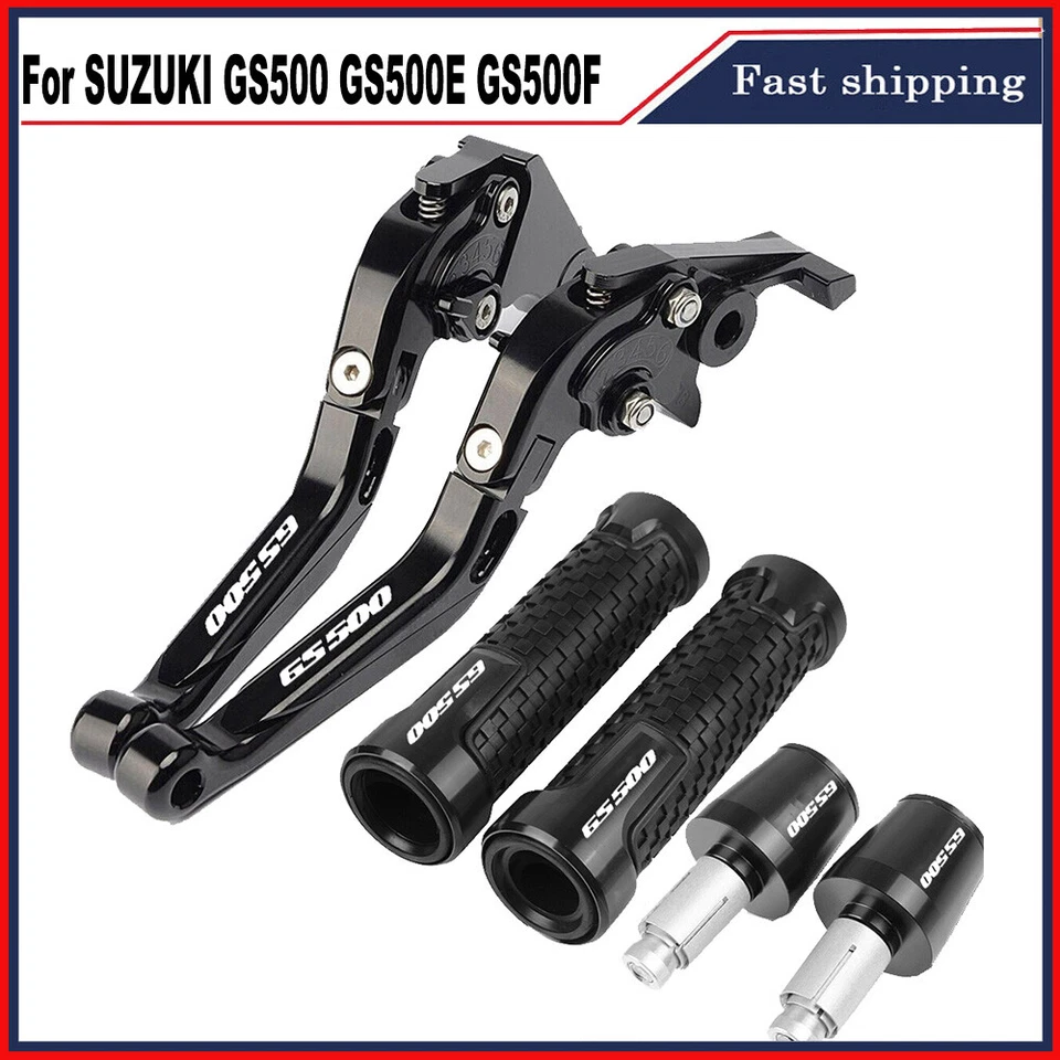 Handlebar Brake Clutch Lever End Plug Set for SUZUKI GS500 GS500E GS500F - Imagem 3 de 4