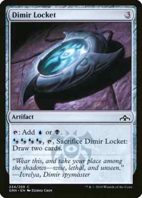 4 Dimir Locket 4x x4 - NM - Guilds of Ravnica - magic the gathering MTG pod