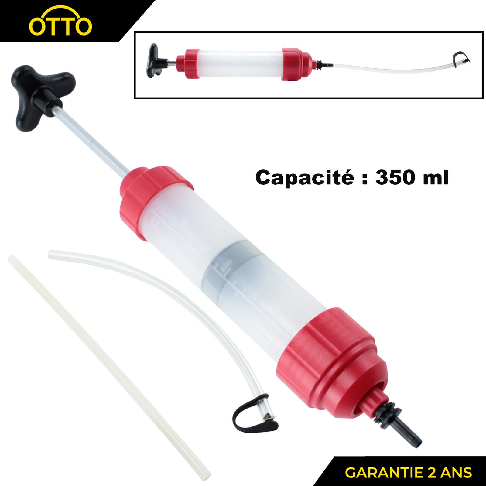 Seringue a huile 500ml aspiration et transfert de liquide de frein