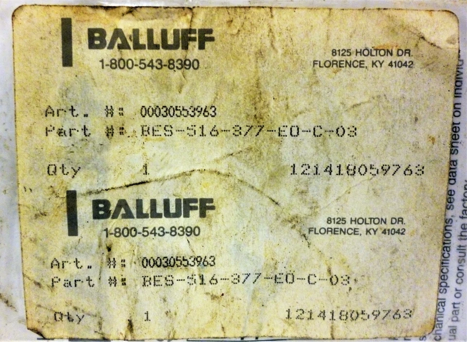 Balluff BES 516-377-EO-C-03 Proximity Sensor - Image 2 of 4