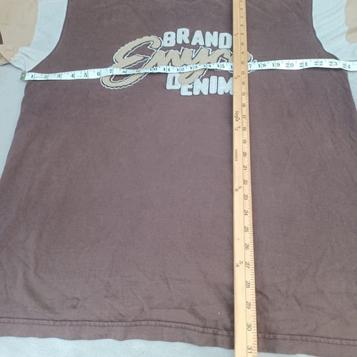 Enyce Abbigliamento Camicia 2XL XXL Uomo Marrone Tan Logo Colorblock Patchwork - Foto 18 di 20