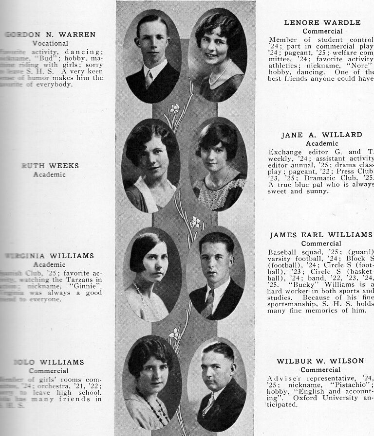 1925 Stockton CA high school yearbook Photos History Clubs