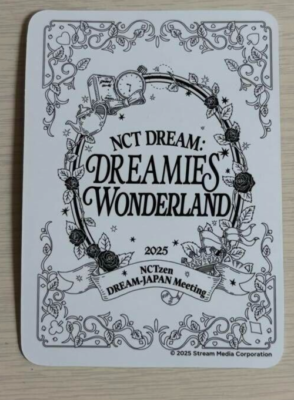 NCT DREAM: DREAMIES WONDERLAND コンプリートセット NCT DREAM DREAMIES' Wonderland JAPAN Meeting 2025 Benefits