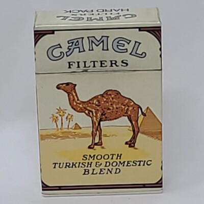 Vintage 90s Camel Filters Cigarette Hard Pack Shaped Lighter Doesn
