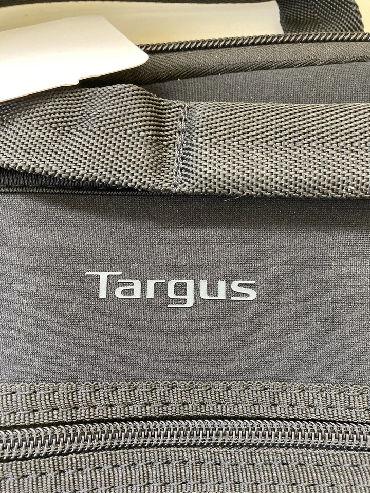 Targus Manga Vertical 12.1"-Funda para Portátil con Asas Escondidas, F. Bolsillo-NEGRO-NUEVO Foto 3 de 4