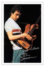 JOHN DEACON Signed Autograph PHOTO Fan Gift Signature Print Music QUEEN