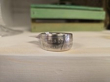 Morgan Silver Dollar Coin Ring 90 Coin Silver You Pick Sz. 4-16 MIRROR/PETINA